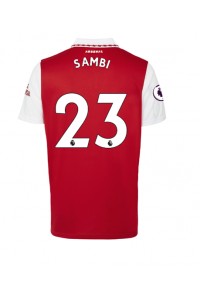 Arsenal Albert Sambi Lokonga #23 Fotballdrakt Hjemme Klær 2022-23 Korte ermer